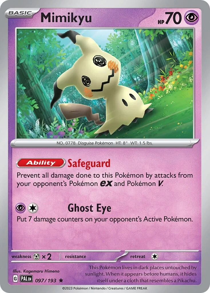 Mimikyu Reverse Holo