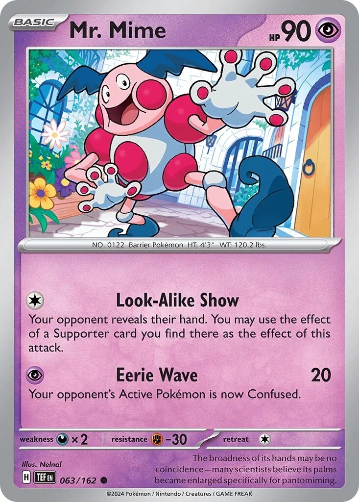 Mr. Mime Reverse Holo