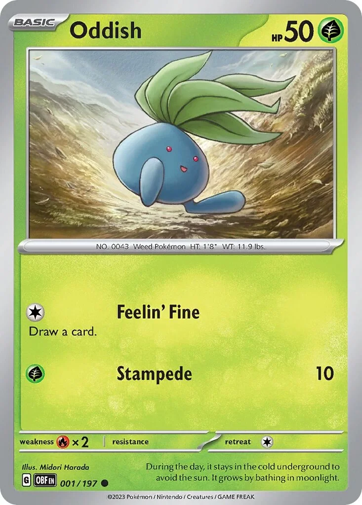 Oddish Reverse Holo