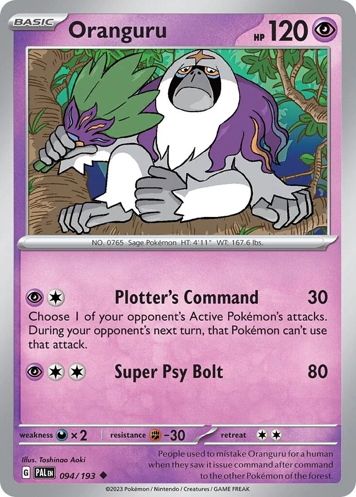 Oranguru Reverse Holo
