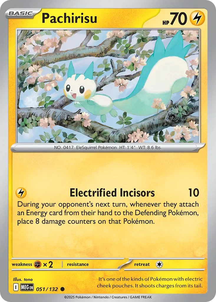Pachirisu Reverse Holo