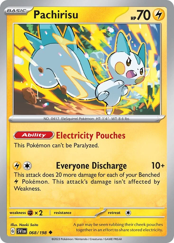 Pachirisu Reverse Holo