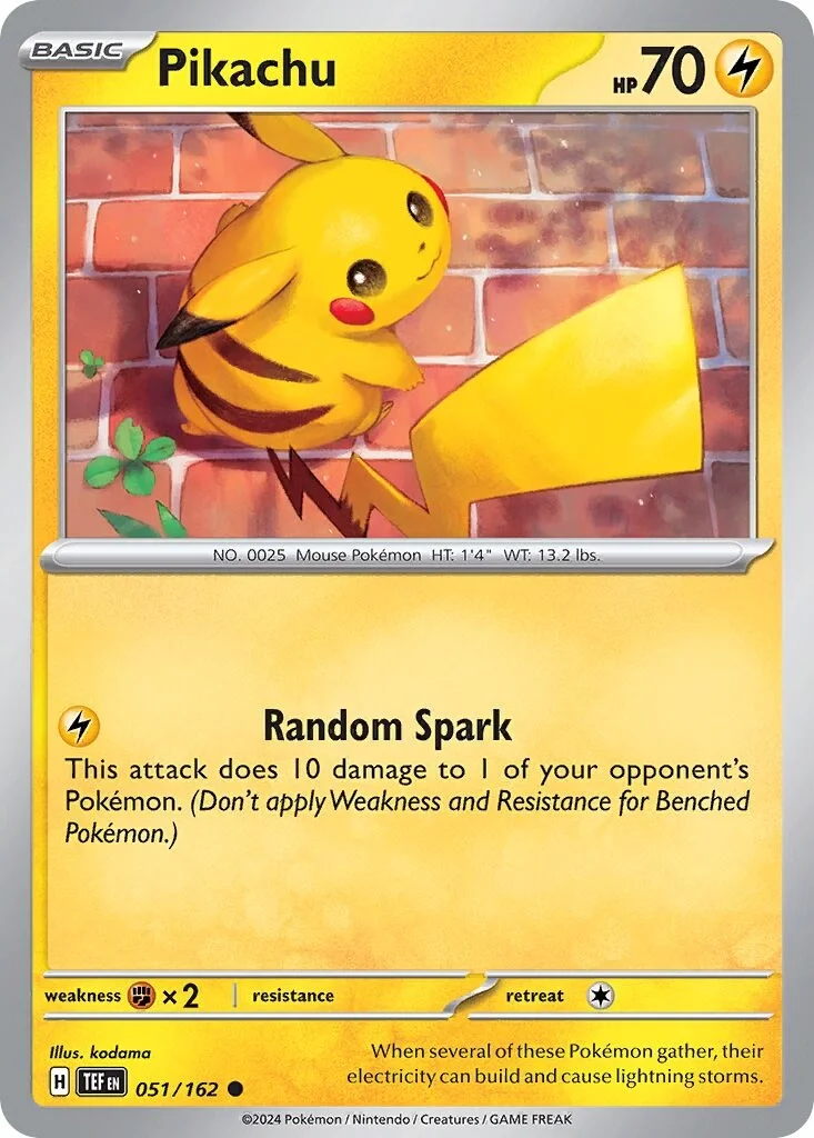 Pikachu Reverse Holo