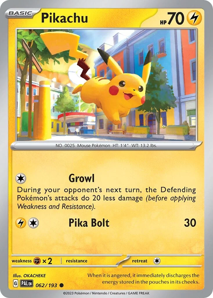 Pikachu Reverse Holo