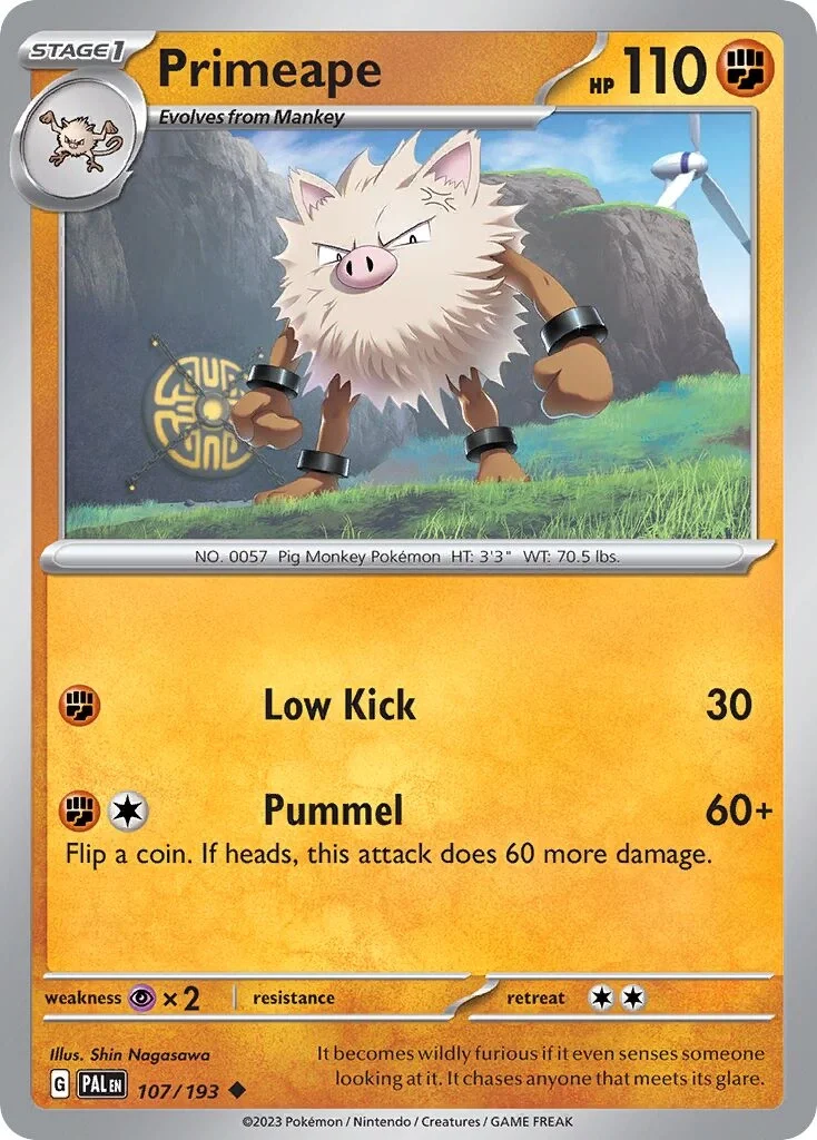 Primeape Reverse Holo