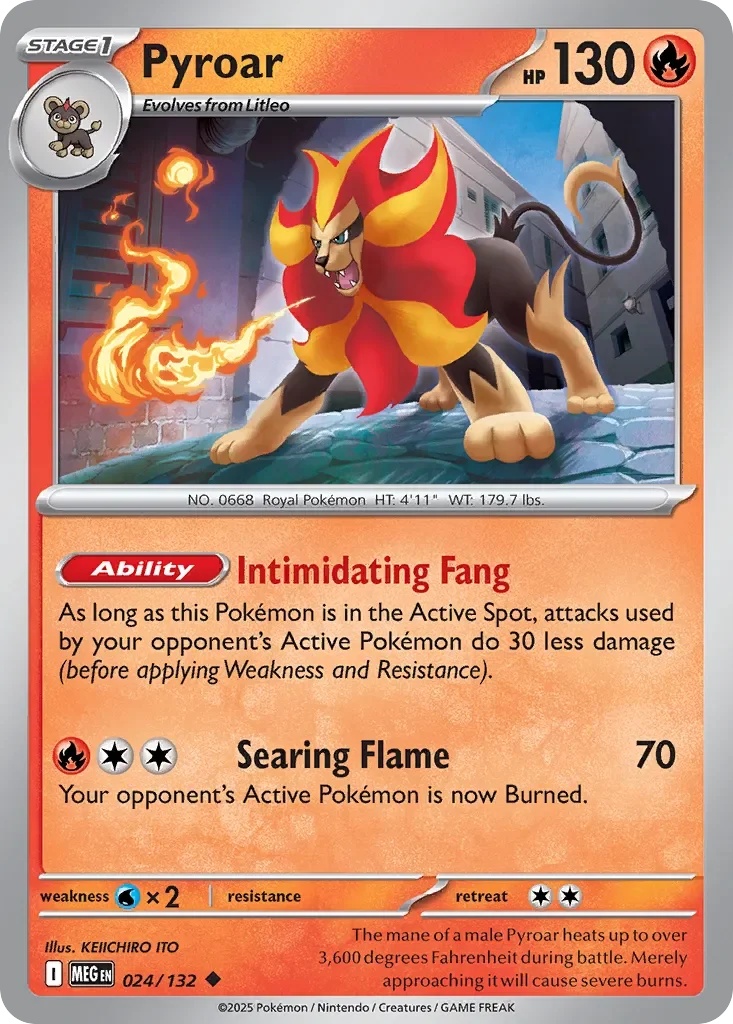 Pyroar Reverse Holo