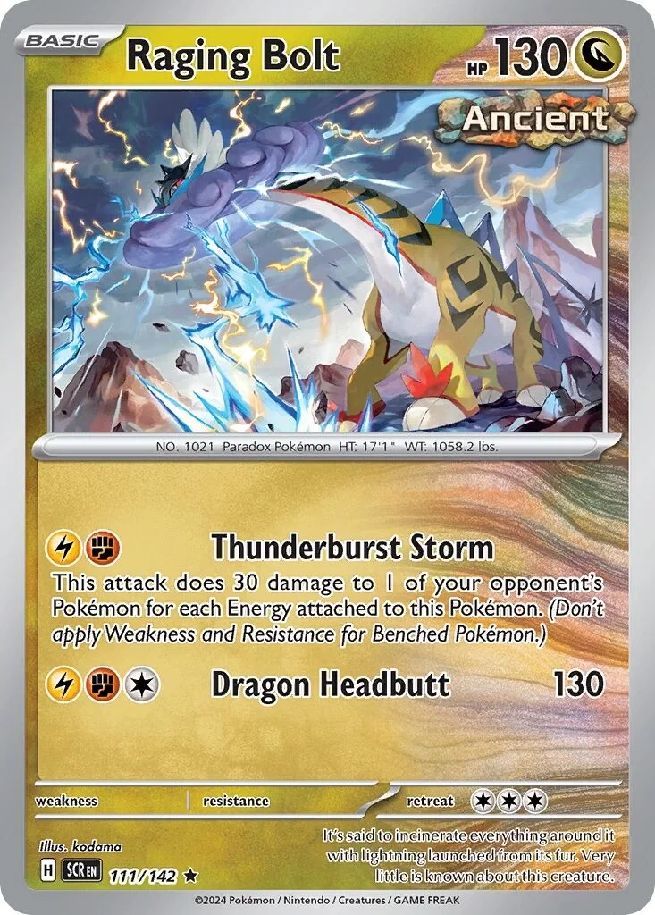 Raging Bolt Reverse Holo
