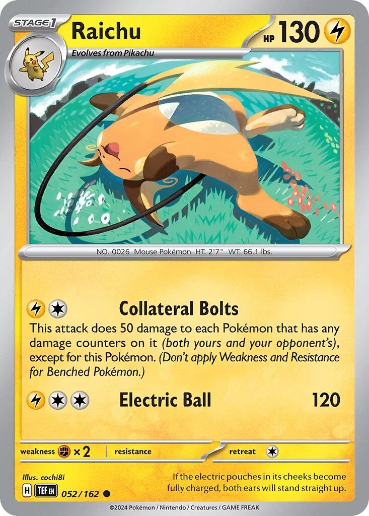 Raichu Reverse Holo