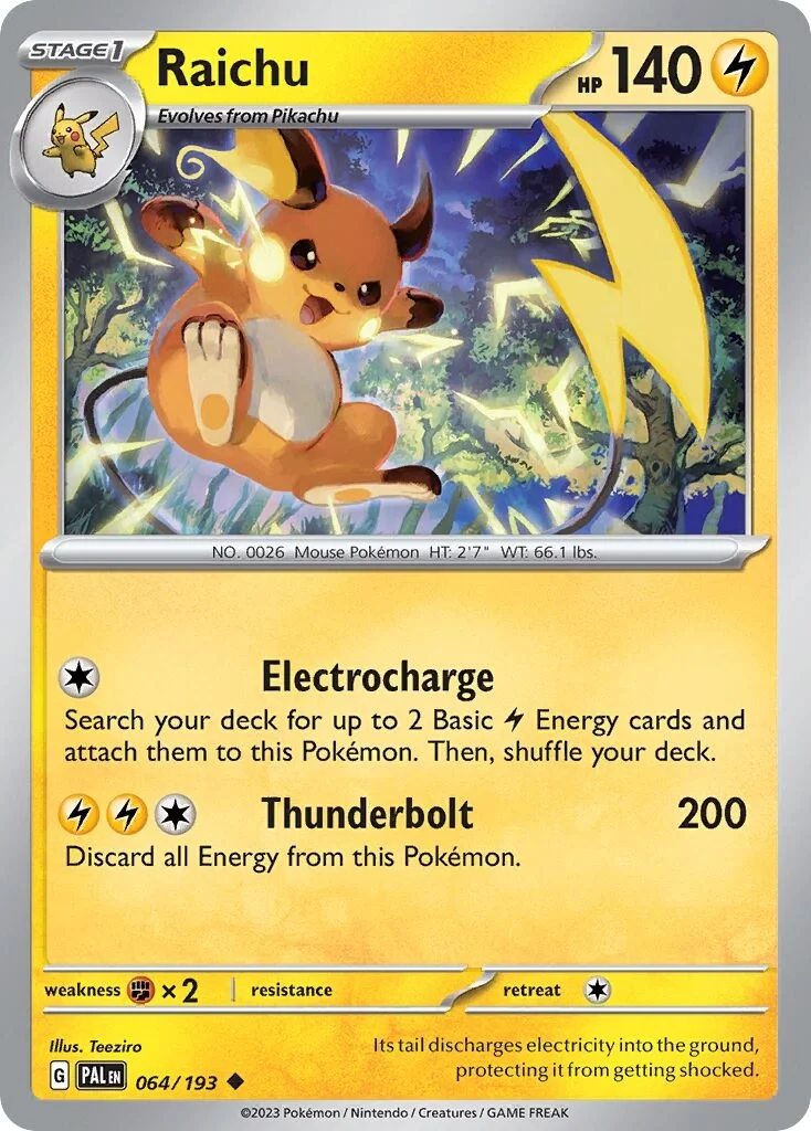 Raichu Reverse Holo