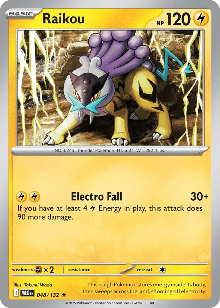 Raikou Reverse Holo