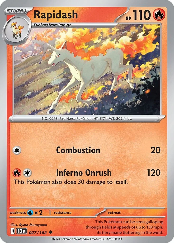 Rapidash Reverse Holo