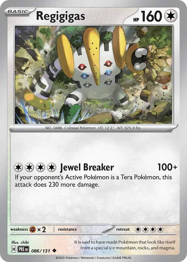 Regigigas Reverse Holo