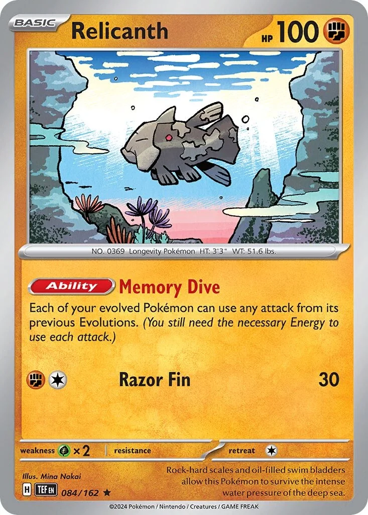 Relicanth Reverse Holo