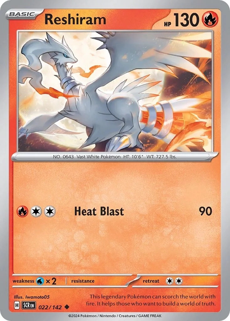 Reshiram Reverse Holo