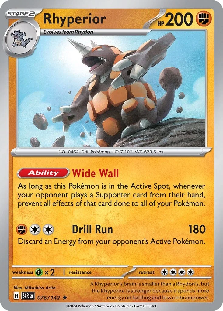 Rhyperior Reverse Holo
