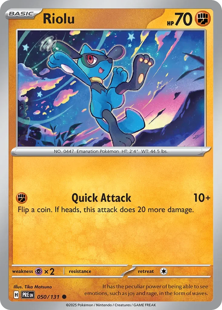 Riolu Reverse Holo