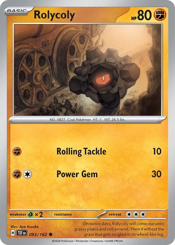 Rolycoly Reverse Holo