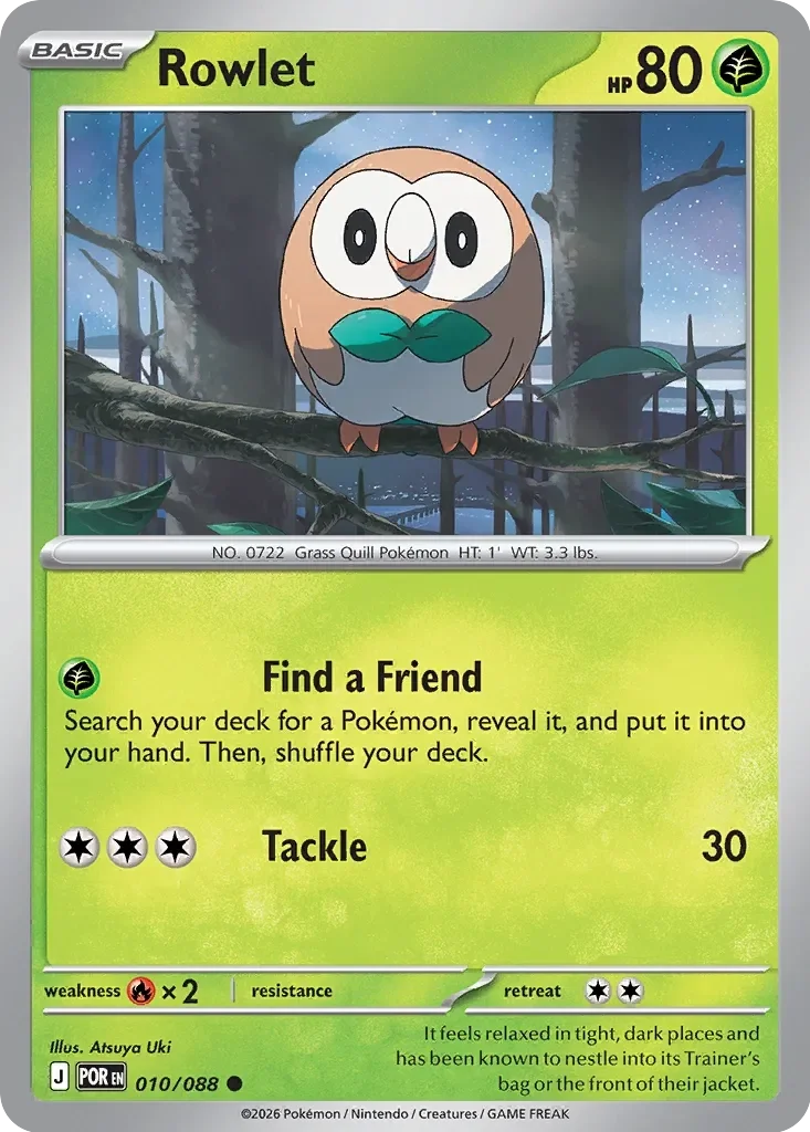 Rowlet Reverse Holo