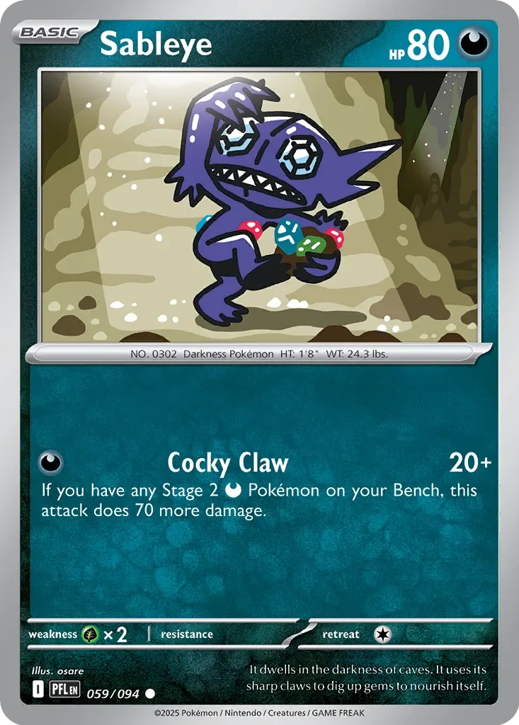 Sableye Reverse Holo