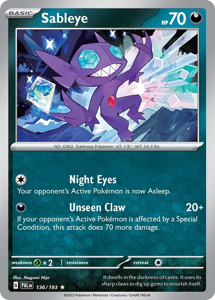 Sableye Reverse Holo