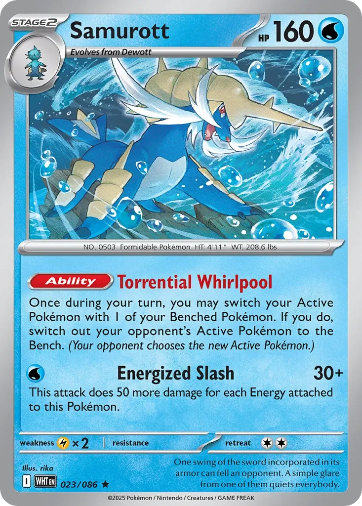Samurott Reverse Holo