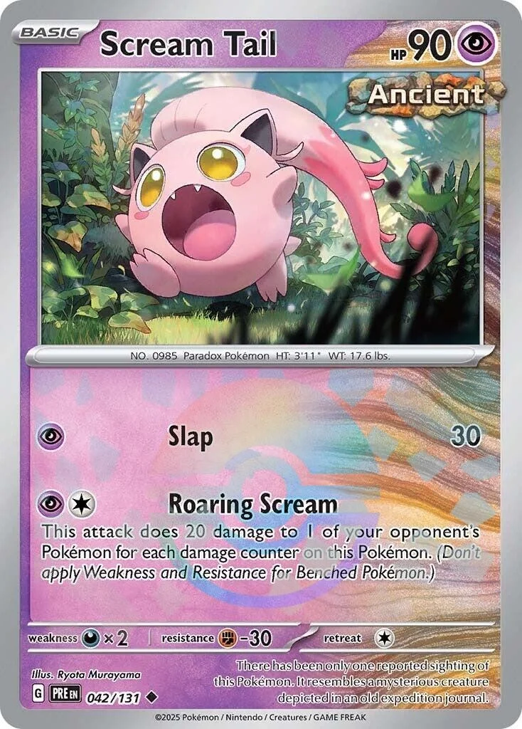 Scream Tail [Poke Ball] Reverse Holo
