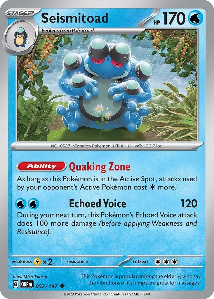 Seismitoad Reverse Holo