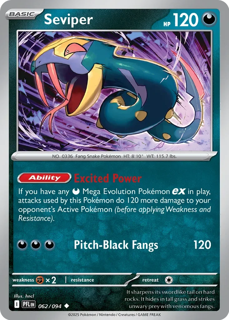Seviper Reverse Holo