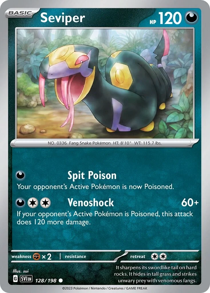 Seviper Reverse Holo