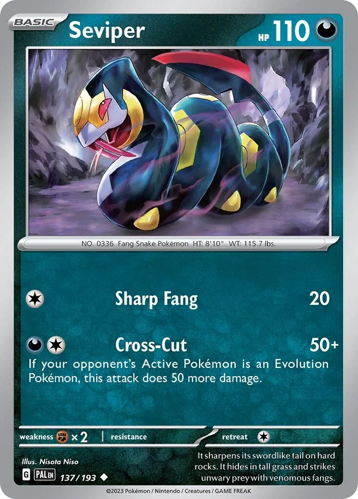 Seviper Reverse Holo