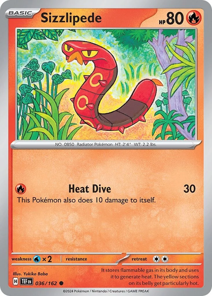 Sizzlipede Reverse Holo