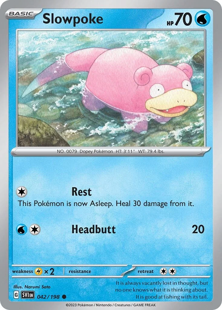Slowpoke Reverse Holo
