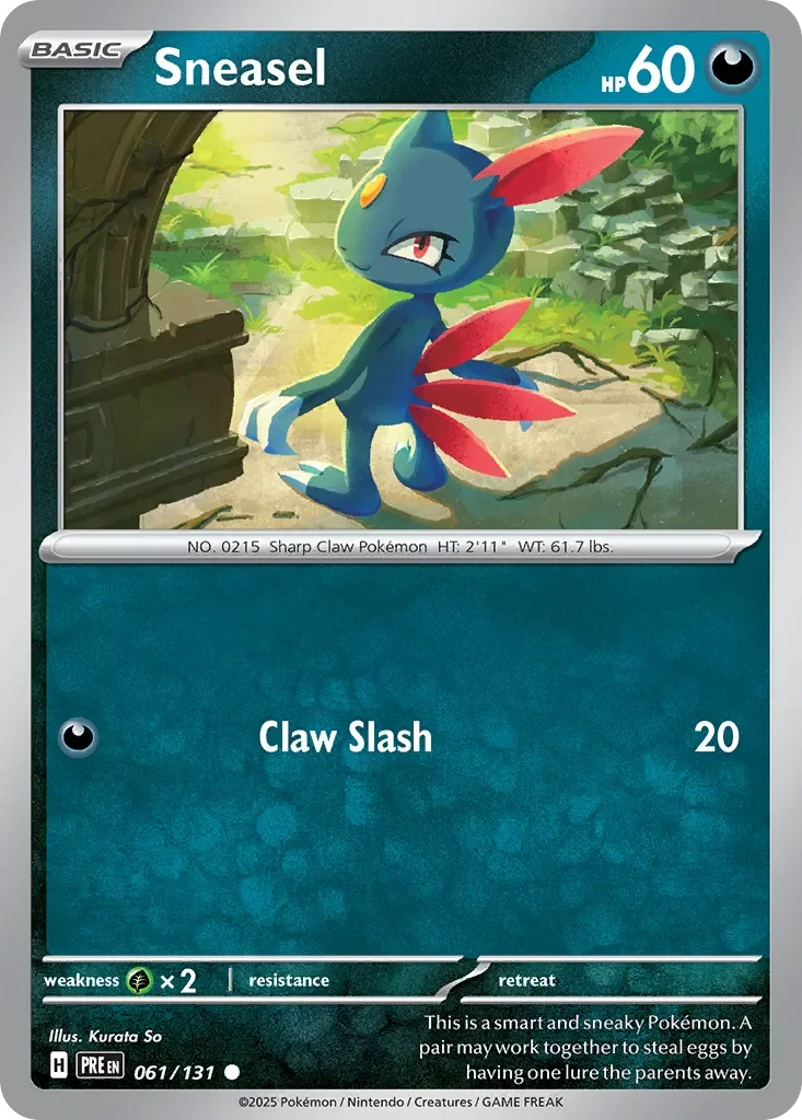 Sneasel Reverse Holo