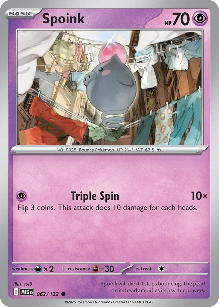 Spoink Reverse Holo