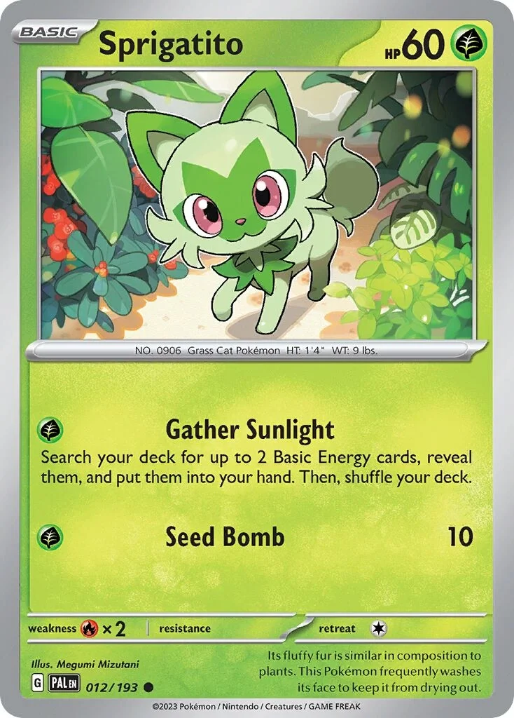 Sprigatito Reverse Holo