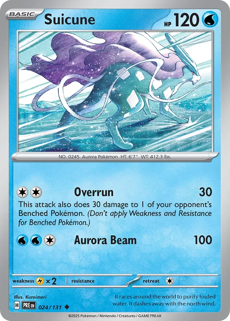 Suicune Reverse Holo