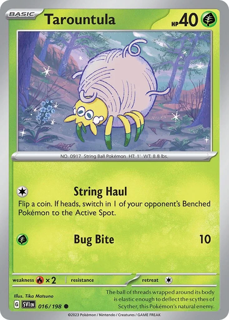 Tarountula Reverse Holo