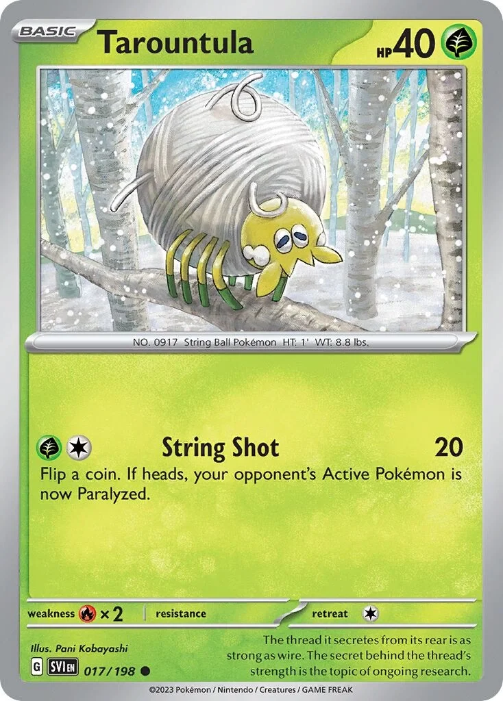 Tarountula Reverse Holo