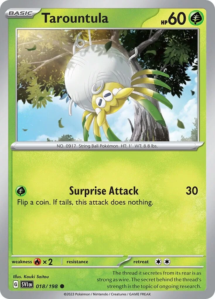 Tarountula Reverse Holo