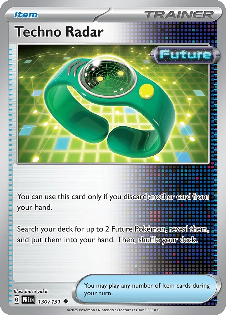 Techno Radar Reverse Holo