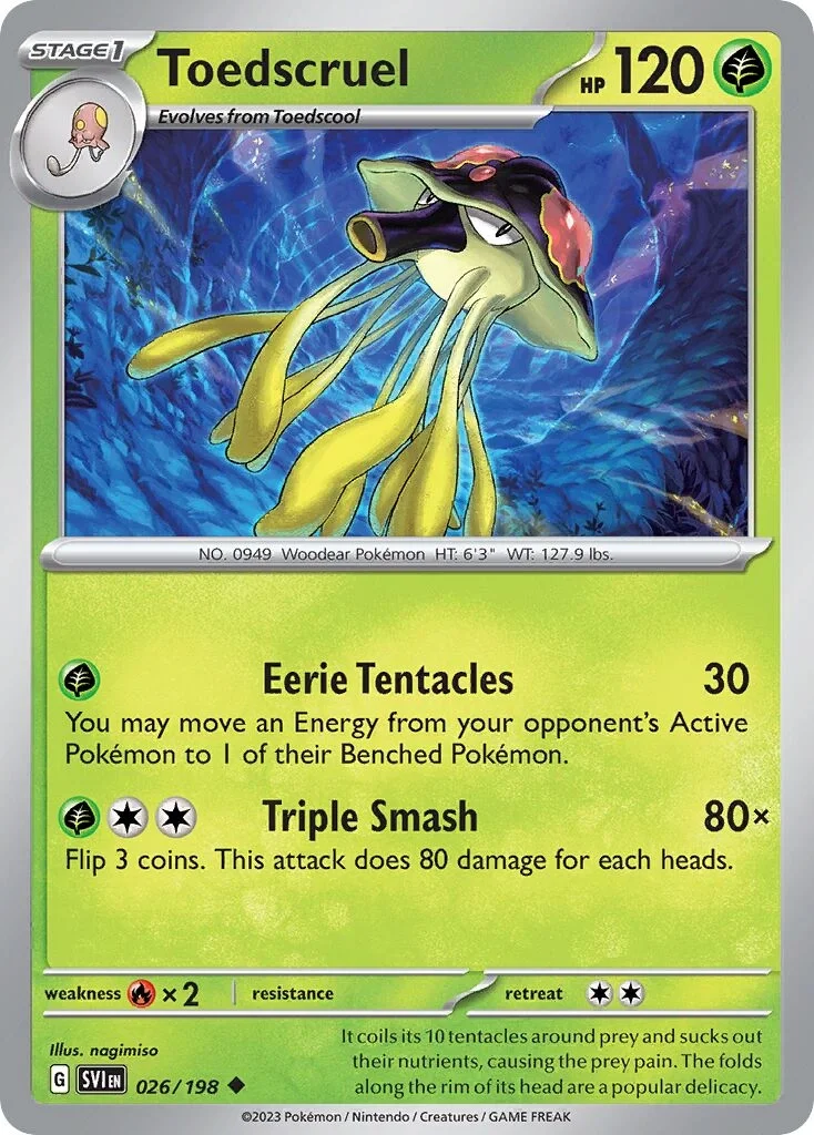 Toedscruel Reverse Holo