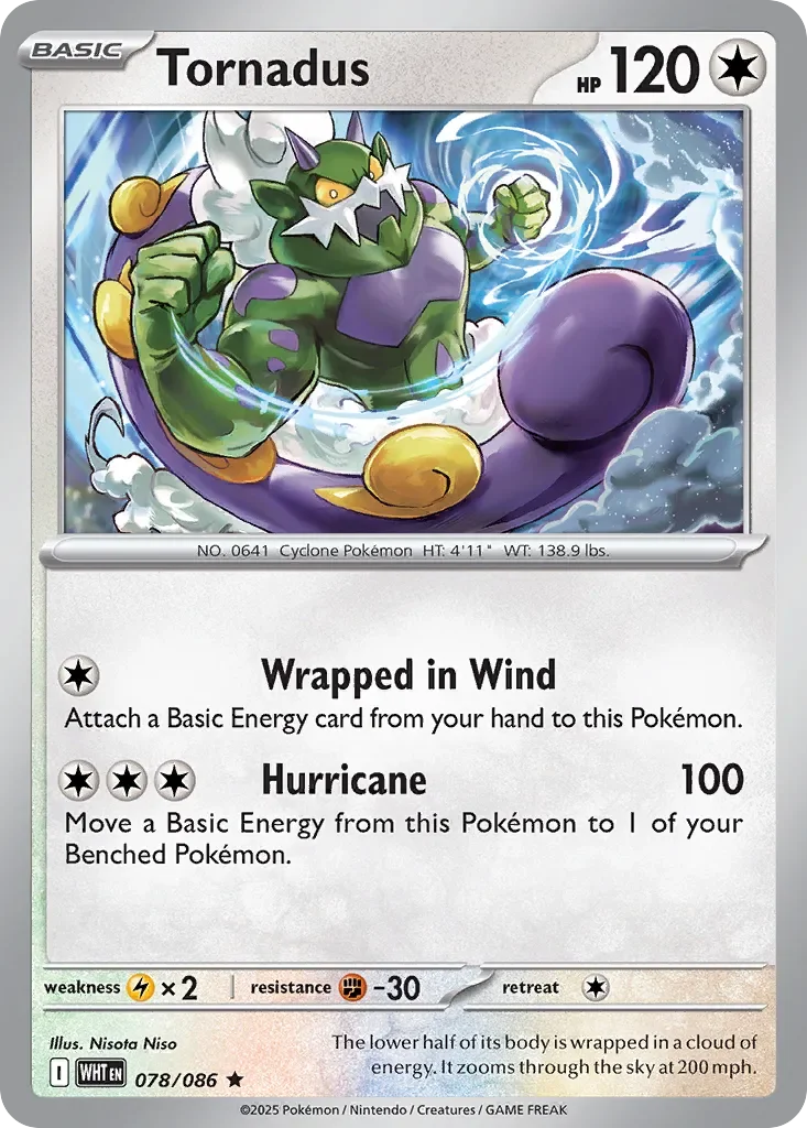 Tornadus Reverse Holo