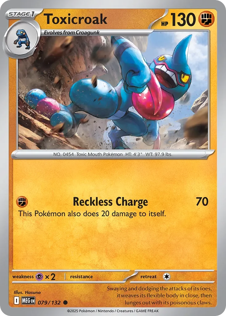 Toxicroak Reverse Holo
