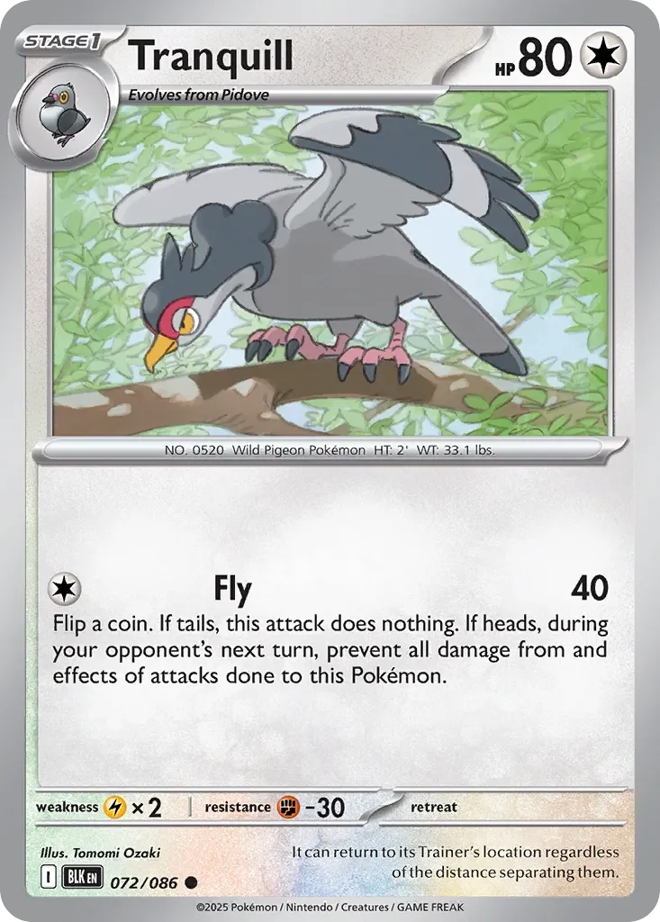 Tranquill Reverse Holo