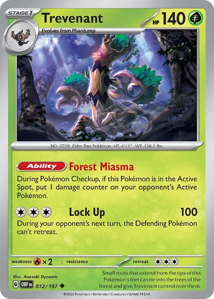 Trevenant Reverse Holo