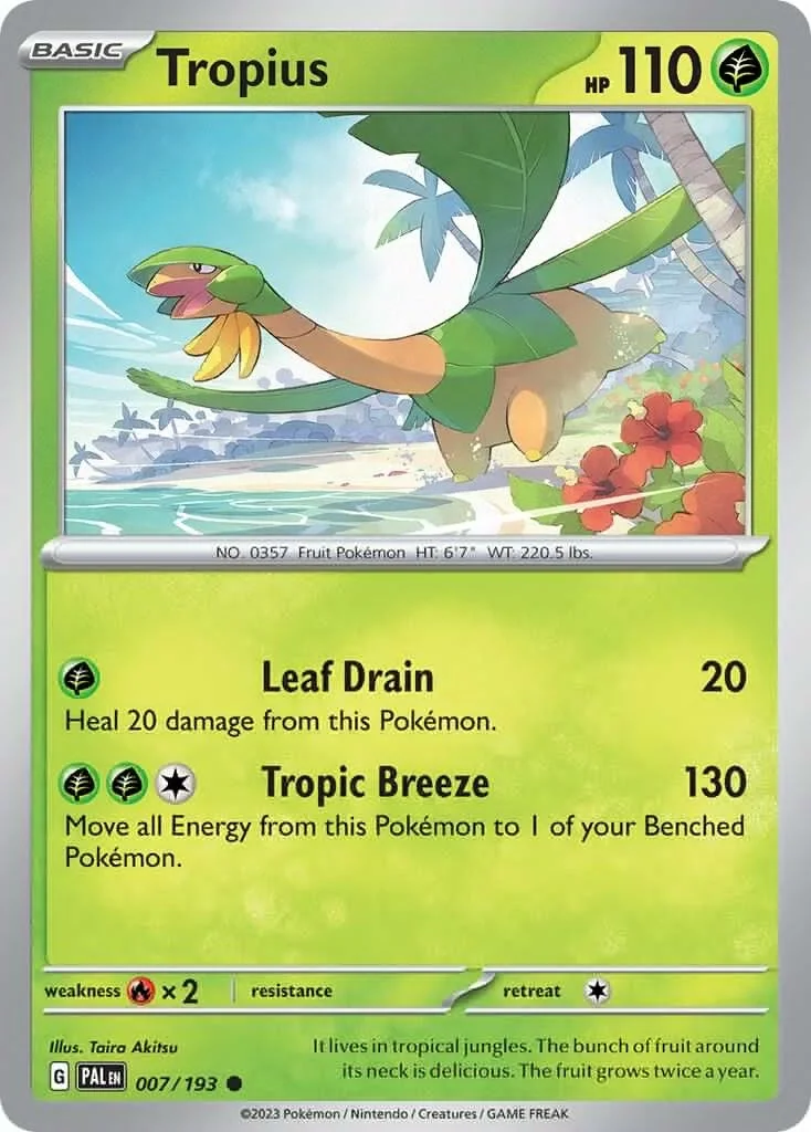 Tropius Reverse Holo