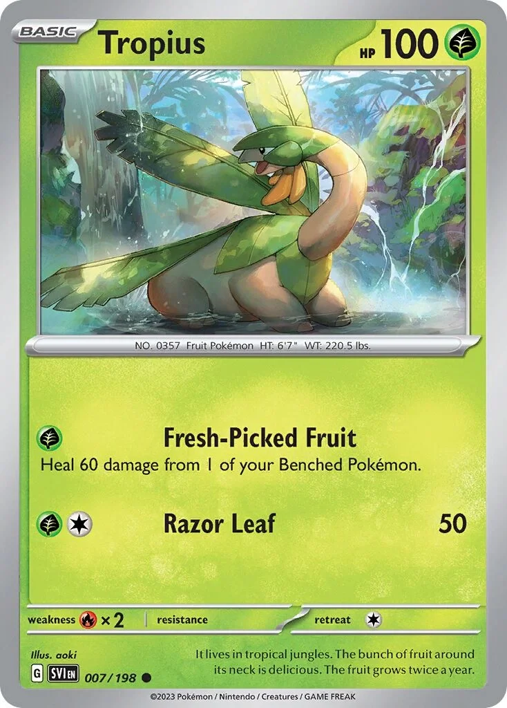 Tropius Reverse Holo