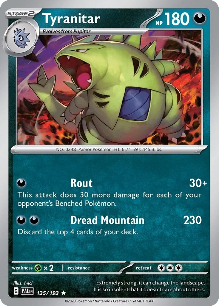 Tyranitar Reverse Holo
