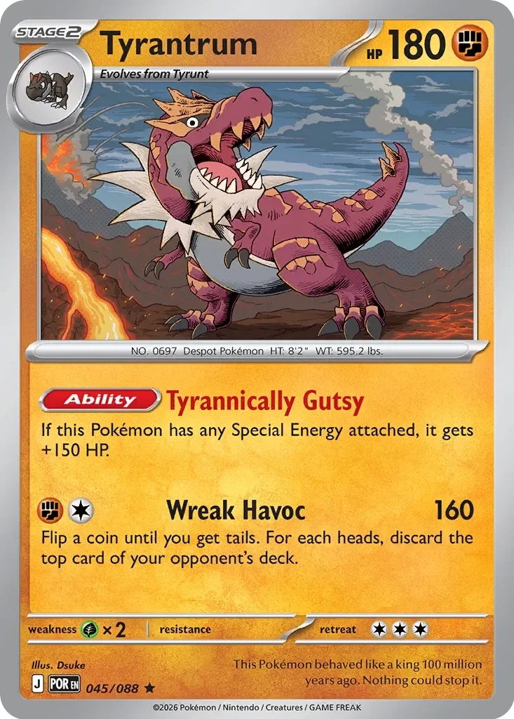 Tyrantrum Reverse Holo