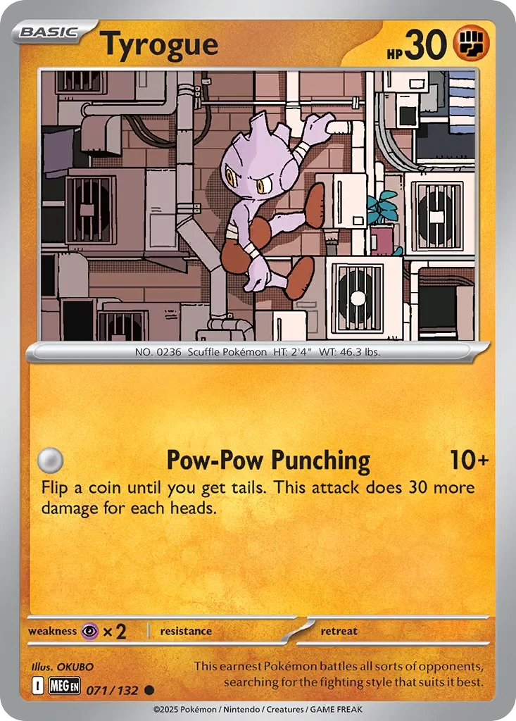 Tyrogue Reverse Holo